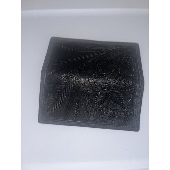 J.L. SALDIVAR hand Tooled Leather Black - Picture 14 of 15